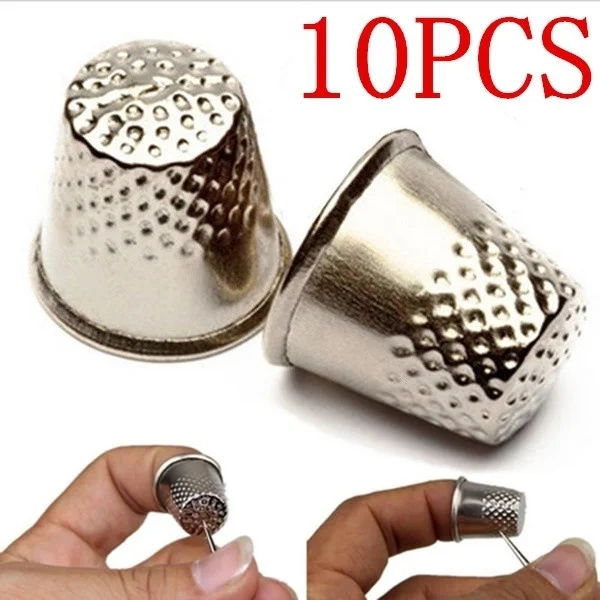 Brass Sewing Thimble Needles Partner Finger Protector DIY Sewing Tool