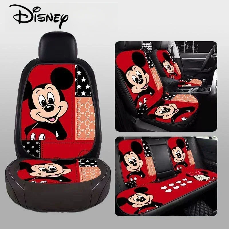 

Disney's New Car Seat Cushion, Universal For All Seasons, Semi-packaged Car Interior Decoration Seat Cushion, Breathable Cartoon