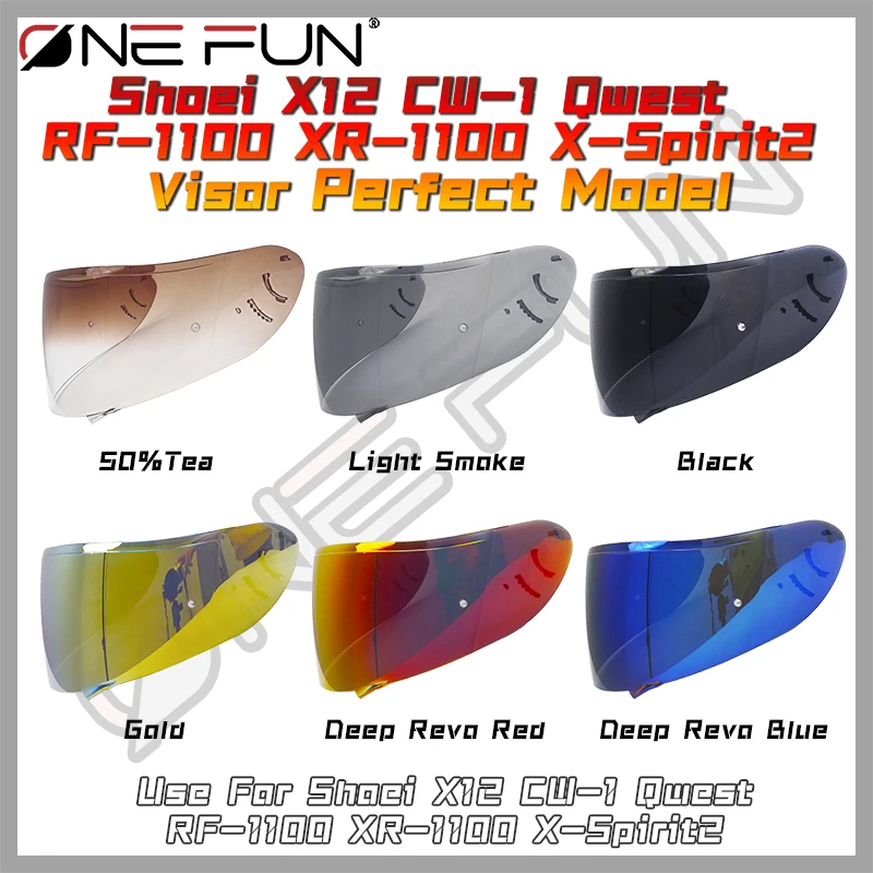 SHOEI CW-1.X-12.Qwest.XR1100.Z6ブルーミラー ヘルメットシールド フルフェイス バイザー レンズケース shoei