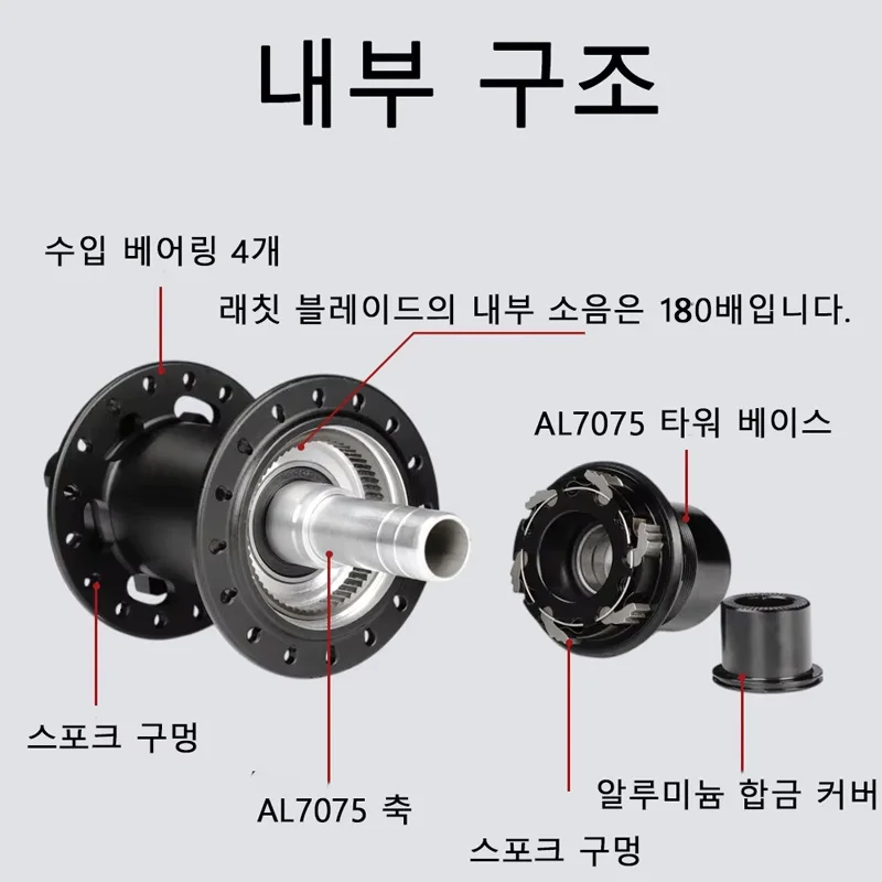 TITMGER 노이지 큐브 프로7 32홀 MTB 허브 부스트 큐브 리어 허브 12x148 HG XD 마이크로 스플라인 6 폴 시마노 스램 MTB 자전거 허브용