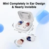 JINGHAO 1 Pair Mini Hearing Aids Rechargable In Ear Hearing Amplifier Sound Enhancer Fashion Design 3