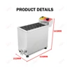 GZZT Commercial Cheese Hot Dog Sticks Fryer Electric/Gas Deep Korean Corn Dog Fryer Machine Korean Mozzarella Maker 21L 2