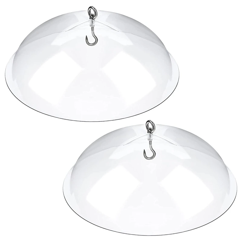 

2Piece Bird Feeders Protective Cover Rain Protective Cover For Hanging Bird Feeders For Garden
