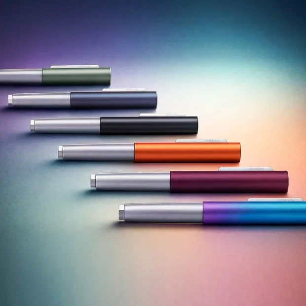 Penna stilografica Natamifountain con pennino fine in metallo, scrittura fluida e inchiostro, ideale per ufficio, scuola, firma e come regalo._voghion.com