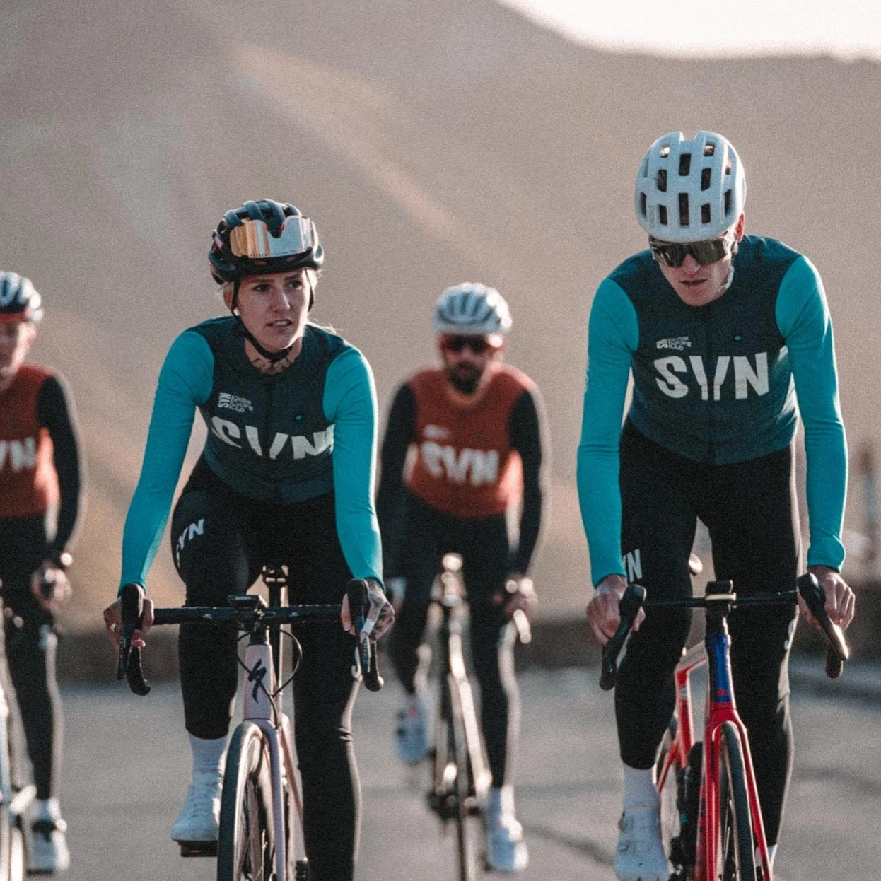 SYN Spring/Summer Women's Tops Long Sleeve Cycling Jersey Quick Dry Close-fitting Road Cycling Clothing