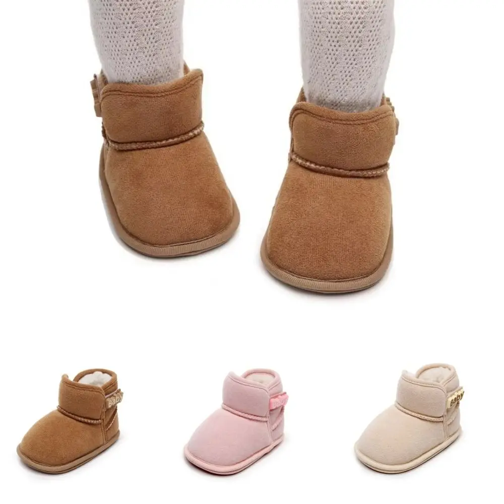 New Winter Warm Babys Snow Booties Anti-Slip Flats Newborn Shoes Soft Slipper Toddler Infant Walking Shoes Girls Boys