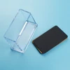 Business Card Holder Cardholder Box Transparent Thickened Acrylic Office Desk Organizer Case 2