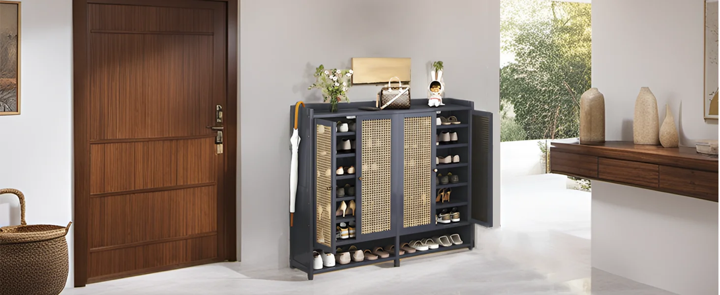 rattan cabinet