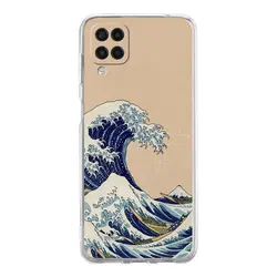 Fashionable Great Blue Wave Phone Case Cover - Samsung A52 5G (B9)