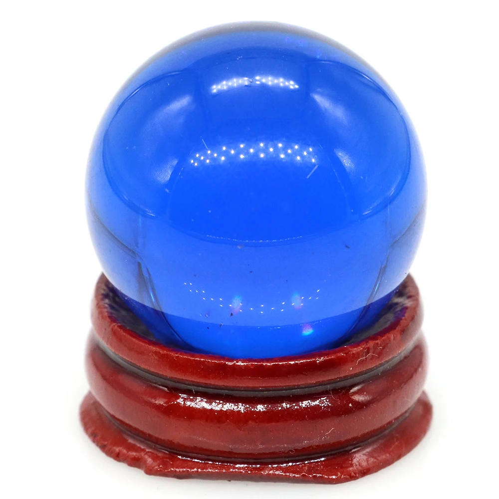 30 mm 7-Chakra-Naturstein-Kristallkugel, Kugel, polierter Globus, massierend, Reiki-Heilung, Heimdekoration, exquisite Geschenke, Souvenirs – Detail 10
