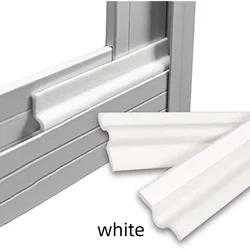 Universal Self - Adhesive Weatherproof Seal Strip - 20M (White U type)