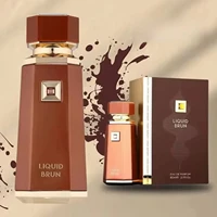 Parfum boisé intense opulent 100 ml, fragrance de luxe longue durée pour hommes et femmes, flacon orné de pierres précieuses et bordures dorées 4