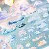 50mm*2m Kawaii Clouds PET Tapes Scrapbooking Journal Planner Background Materials Masking Tape Korean Stationery Office Supplies 3
