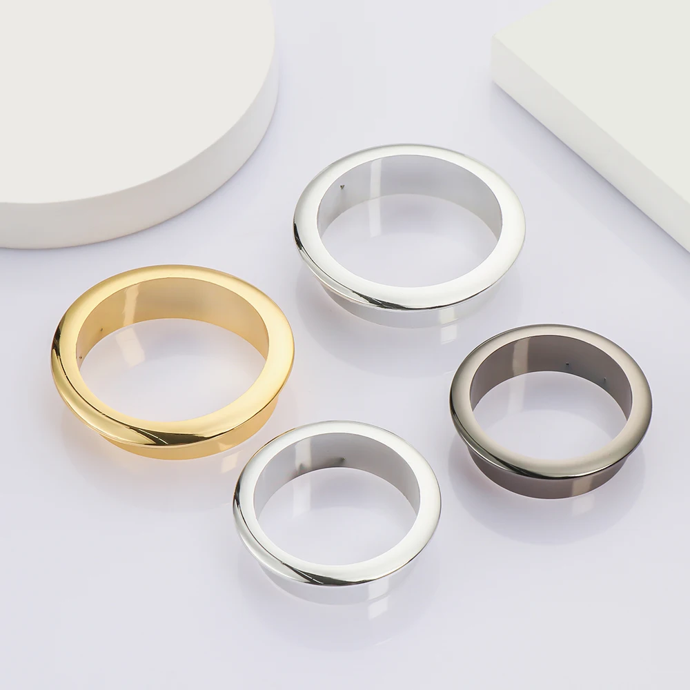 Description Picture 4 of item25-80MM Wire Hole Cover Office Computer Grommet Wire Hole Cover Outlet Port Wire Rack Organizer Furniture Wire Hole Buckle Cover