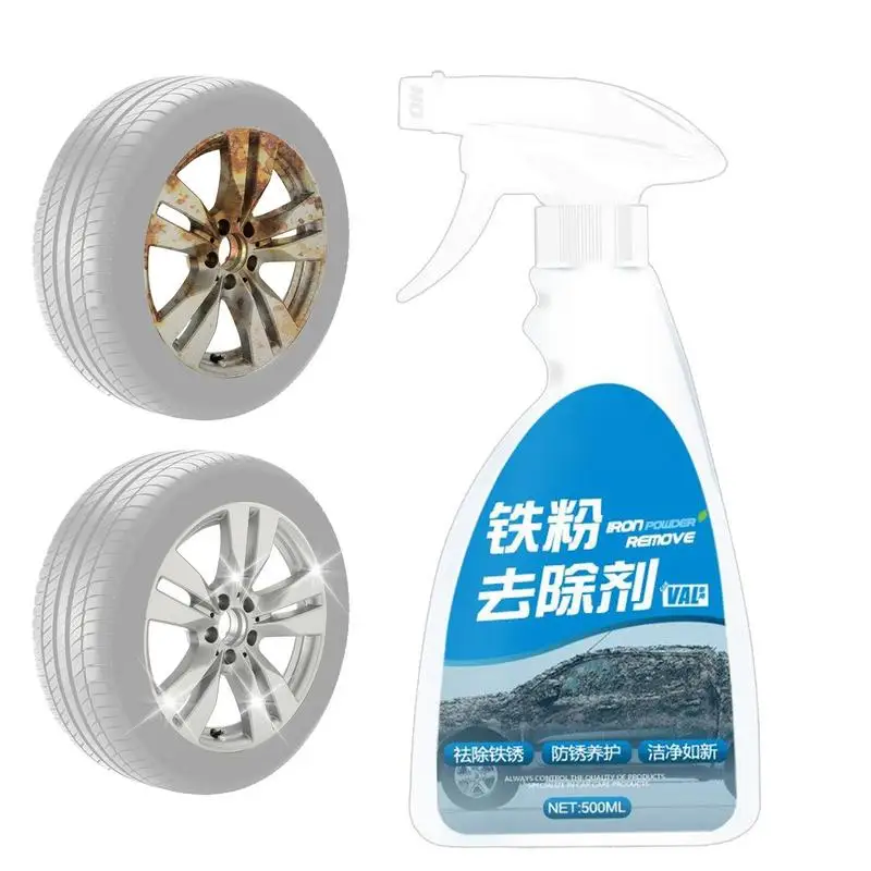 500ml Car Rust Remover Spray Metal Chrome Paint Cleaner Car Maintenance Iron Powder Cleaning Rust Remover Spray Liquid paint rust remover rust remover spray metal rust remover