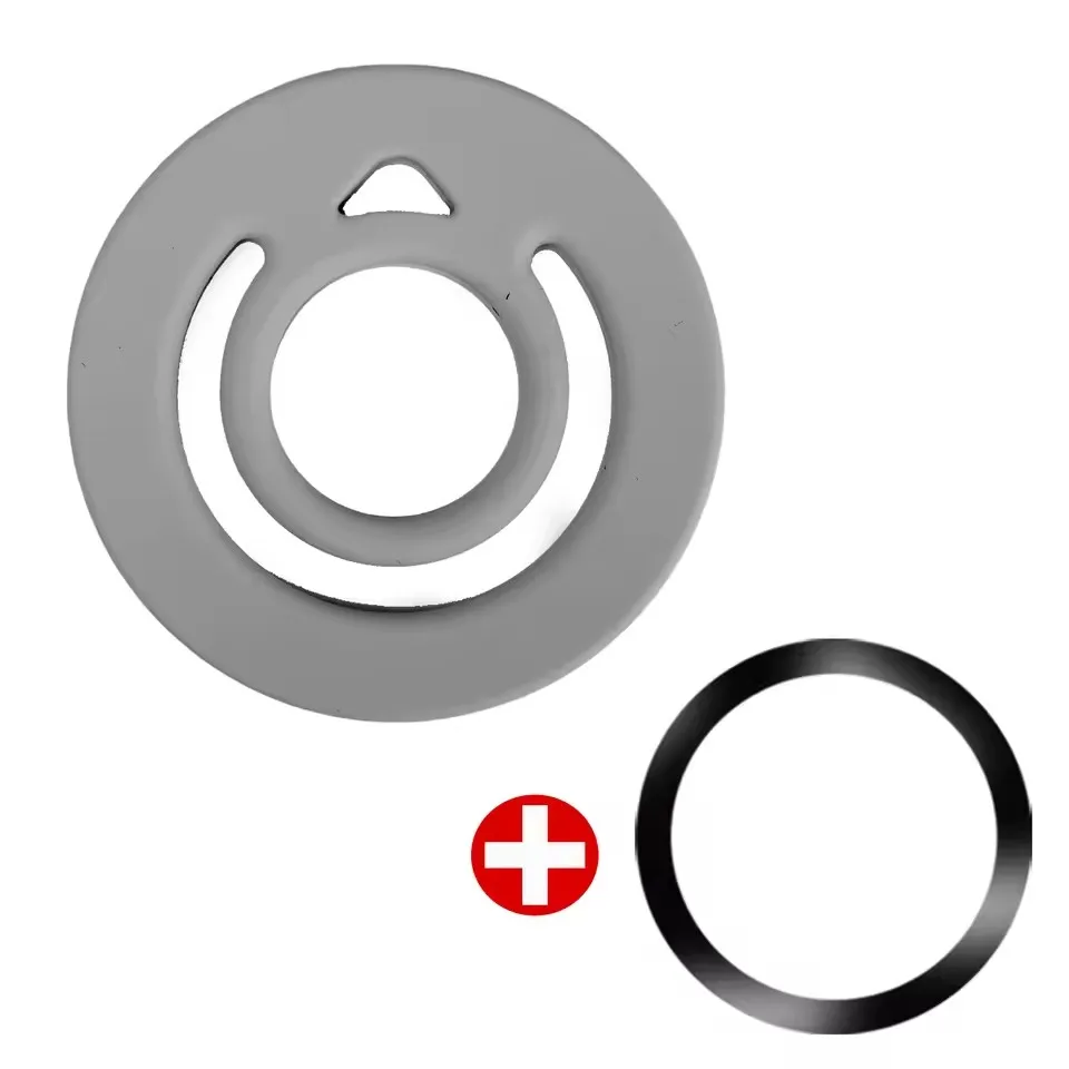 Magnetic Silicone Finger Ring Grip - Double-Sided Strong Hold Circular Phone Stand
