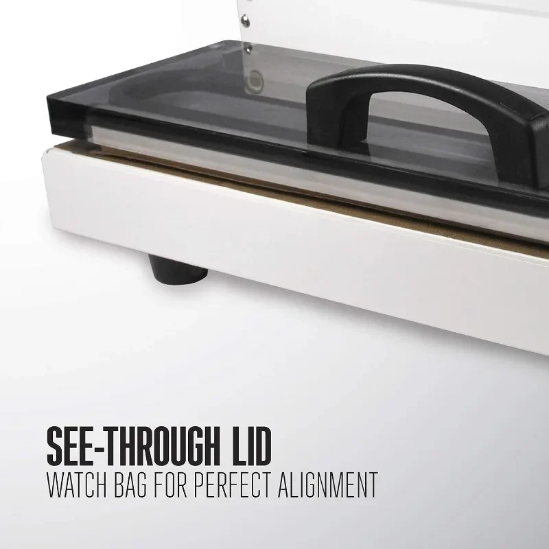 Weston Brands Vacuum Sealer Machine for Food Preservation & Sous Vide, Extra-Wide 5mm Bar for Sealing Bags up to 15"