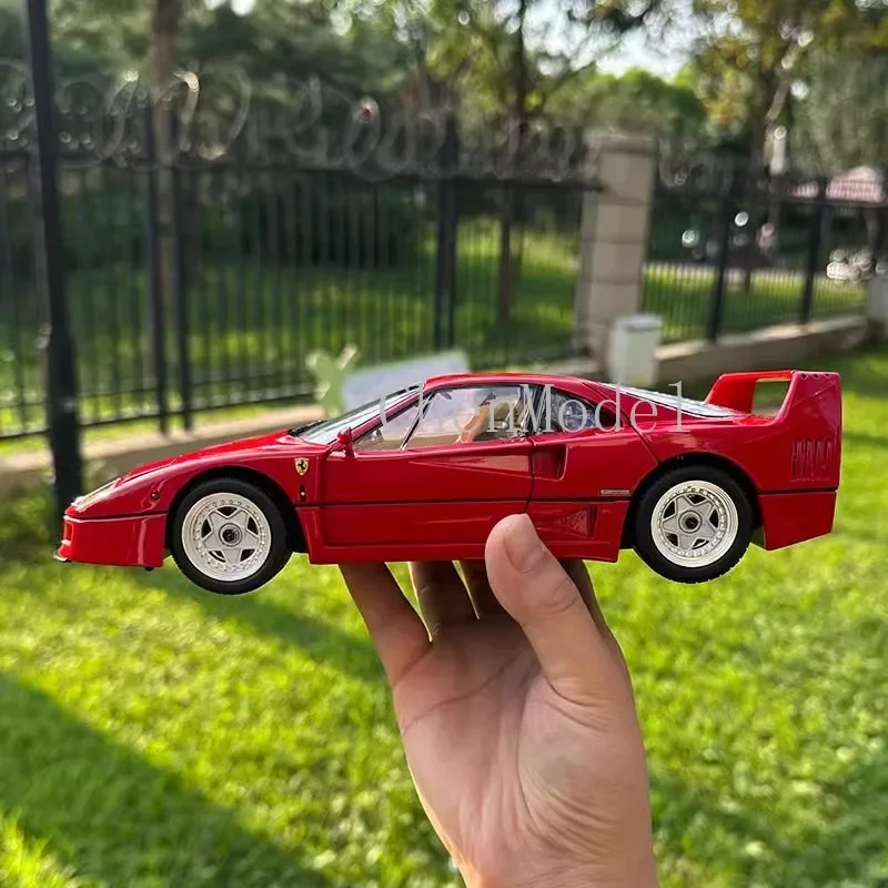 ダイキャストメタルカー,カーモデル,京商f40用スケール,赤08416r