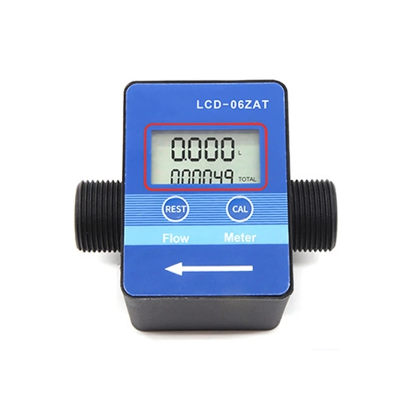 

Turbines Flow Meter Electronic Digital Flow-Meter Plastic Liquid Water Diesels Gasolines 20-3600L/Hour 3/4 Thread Dropshipping