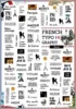 New Super Thin Self-Adhesive Black Words Romantic Paris Designs Transfer Sliders Wraps Manicures Foils DIY Decorations Z0588 3