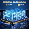 CENRR 98000PA Mini Car Vacuum Cleaner Cordless Powerful Wireless Car Cleaner HandHeld Portable Vacuum Cleaner Air Gun 2