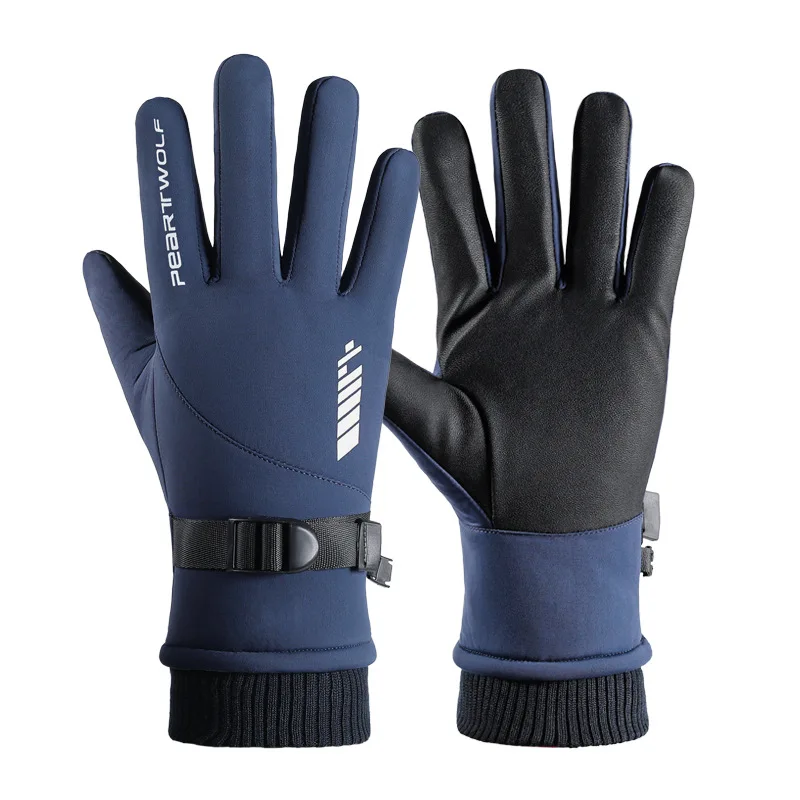 

Winter Warm Snowboard Ski Gloves Men Cold Outdoor Touch Screen Snow Skiing Mittens Waterproof Windproof Snowmobile Riding Gloves