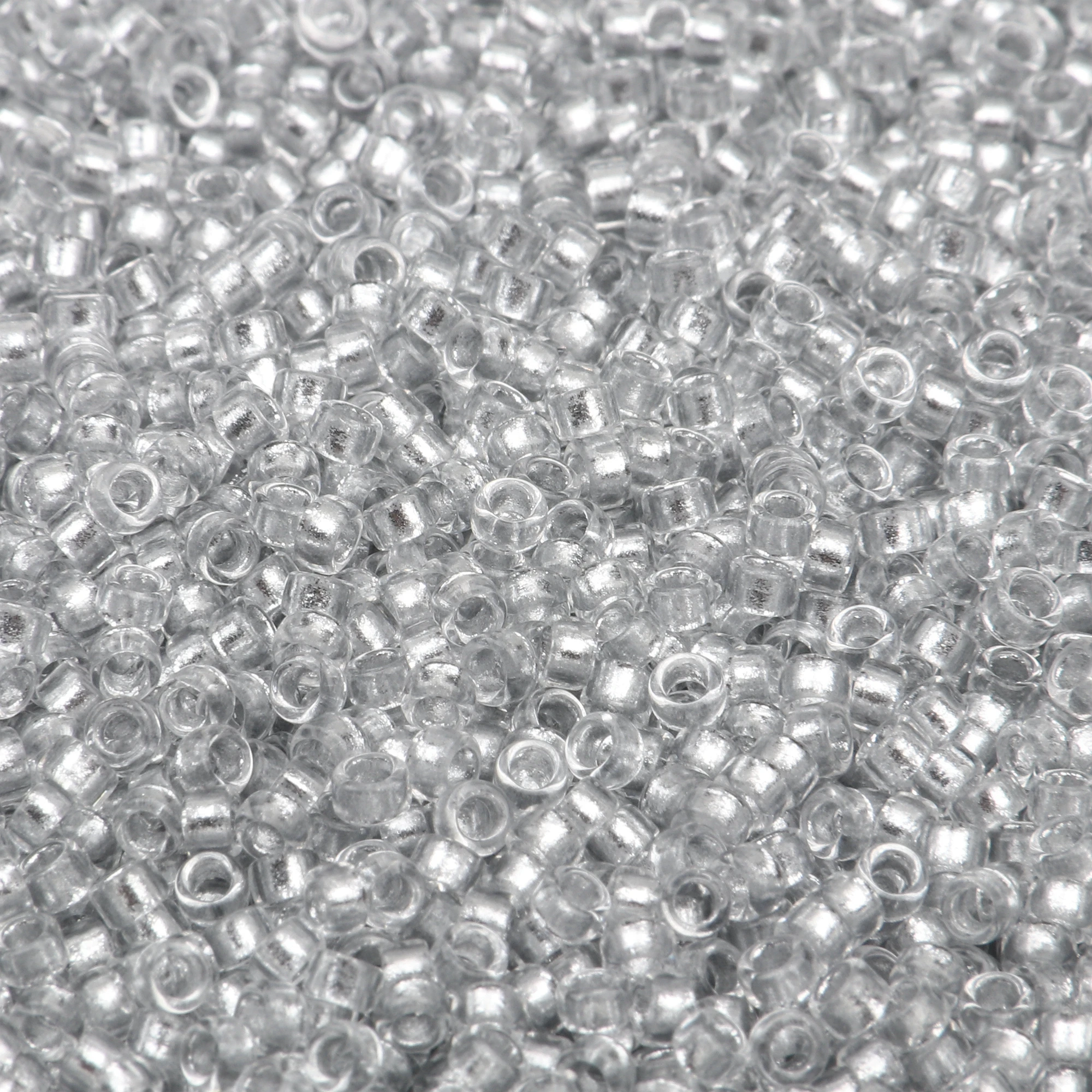 2,5 mm kleine Saatperlen, metallisch stahlfarben, kleine Saatglasperlen, hochwertig, 800 Stück, 10 g, Ohrring- und Halskettenzubehör, GSB-E – Detail 9