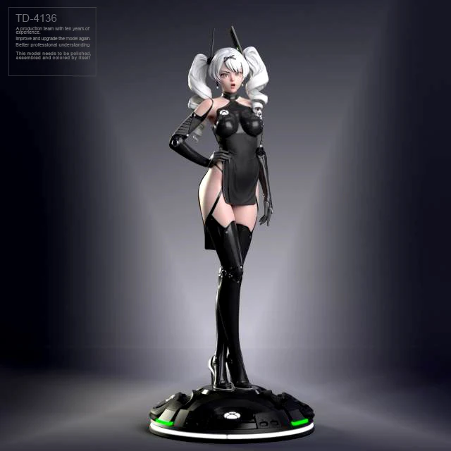 

55MM 75MM Resin model kits figure beauty colorless and self-assemble TD-4136