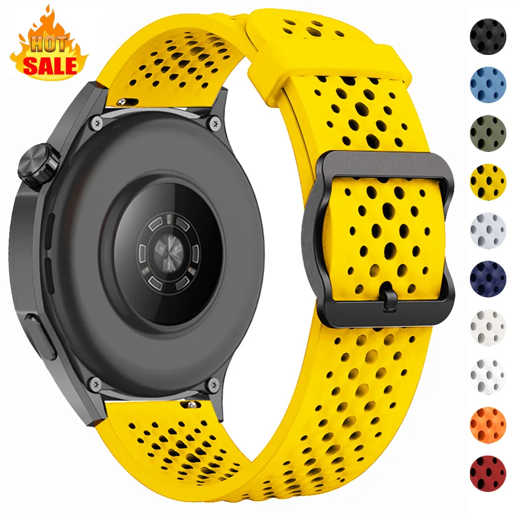 22mm Soft Silicone Sports Band Replacement Bracelet