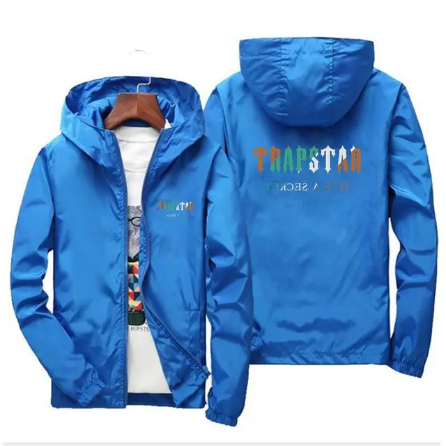 Jaqueta Fina à Prova de Chuva Trapstar para homens E mulheres Protetor Solar à Prova d'água Anti-UV