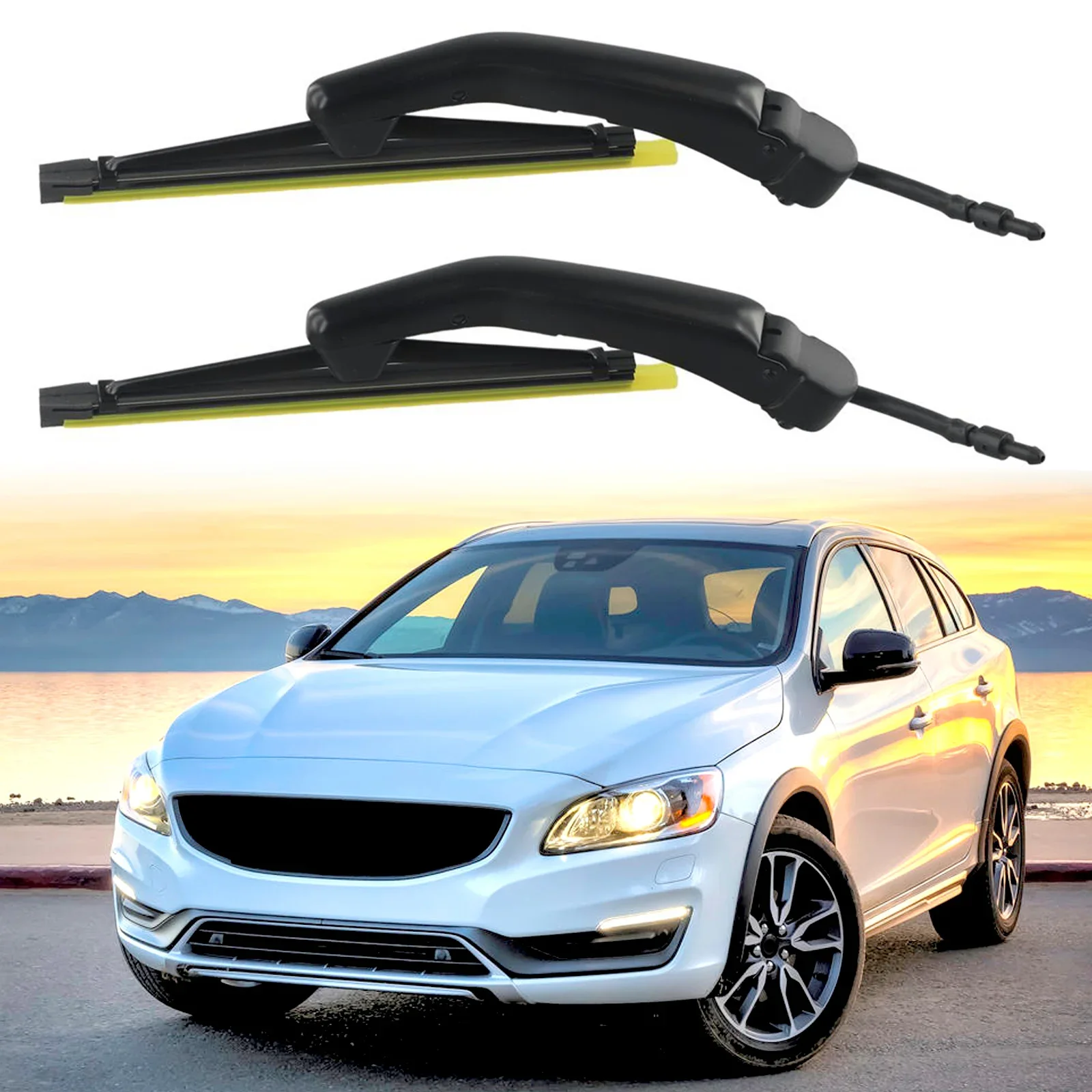 

Direct Replacement Headlight Wiper Set For Volvo 960 S80 S90 V90 340 360 740 760 940 274431 Optimal Functionality