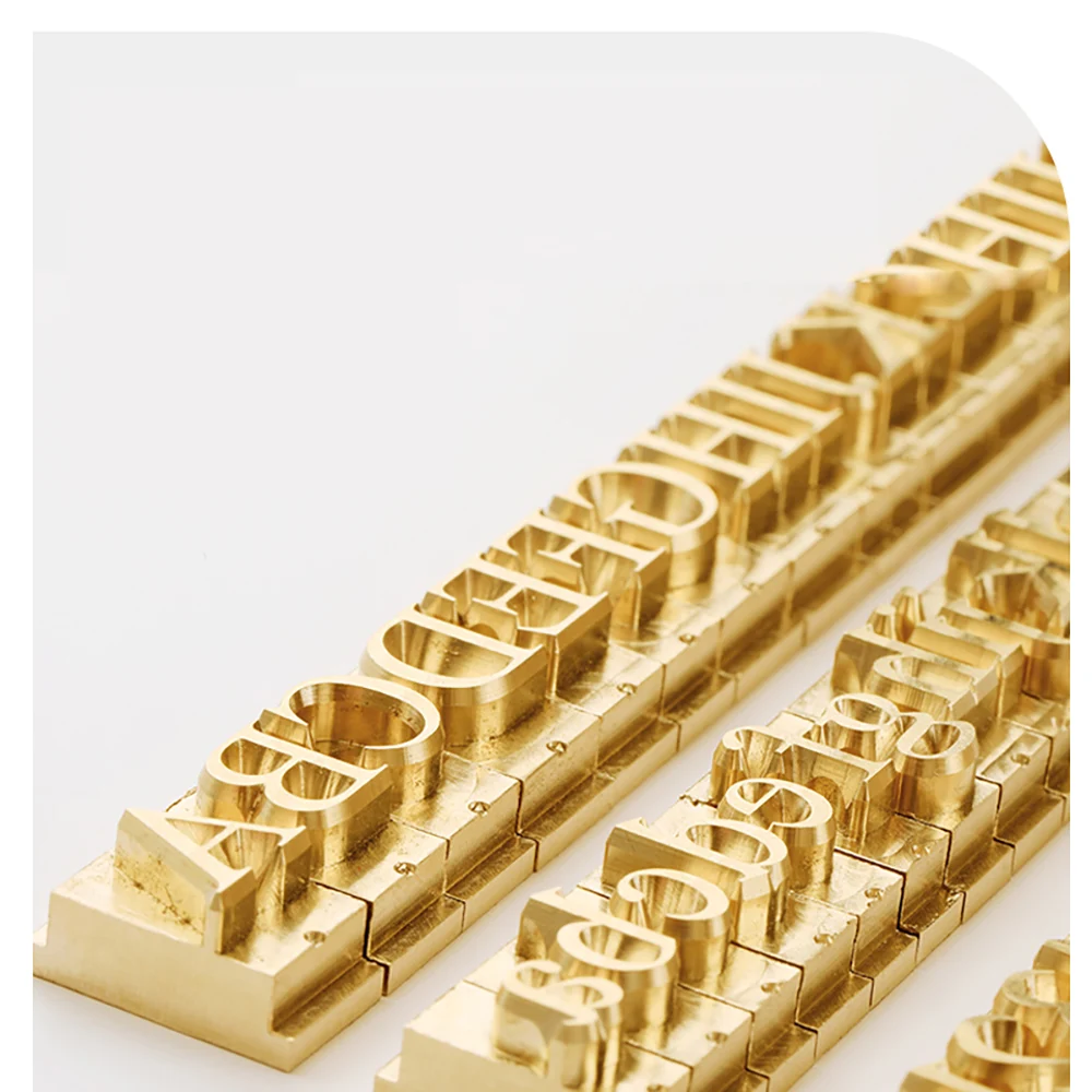 Custom Logo Brass Letter Stamping Tool for Leather Personality Iron Branding Fermentation Crafts