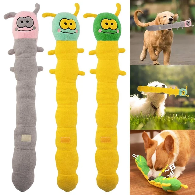 Dog Treat Dispensing Duck Dog Toy Squeak Dog Puzzle Toy Durable Plush Chew  Toys For Small Medium Large Dogs Training Playing