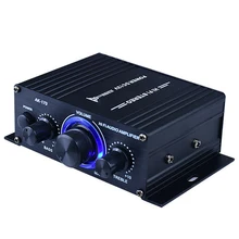 

Mini Portable 400W Professional Car Power Amplifier Speaker Bass Audio 2 Channels Stereo Sound Subwoofer Amplifier Home Theater