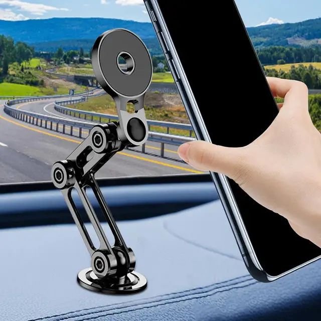 Universal 360 Degree Pro Magnetic Phone Holder for iPhone Mobile Phone  Holder with Robot Arm Car Magnet with Suction Cup - AliExpress