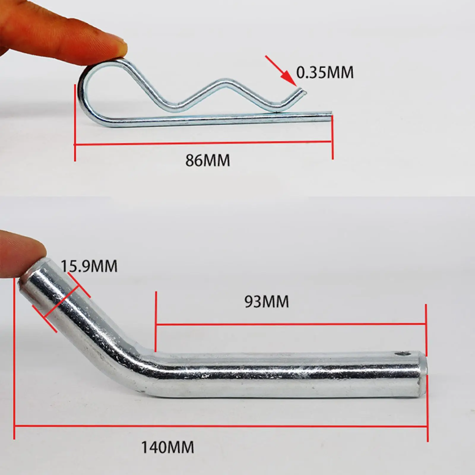 Generic Trailer Hitch Pin and Clip Professional Spare Parts Easy to Install