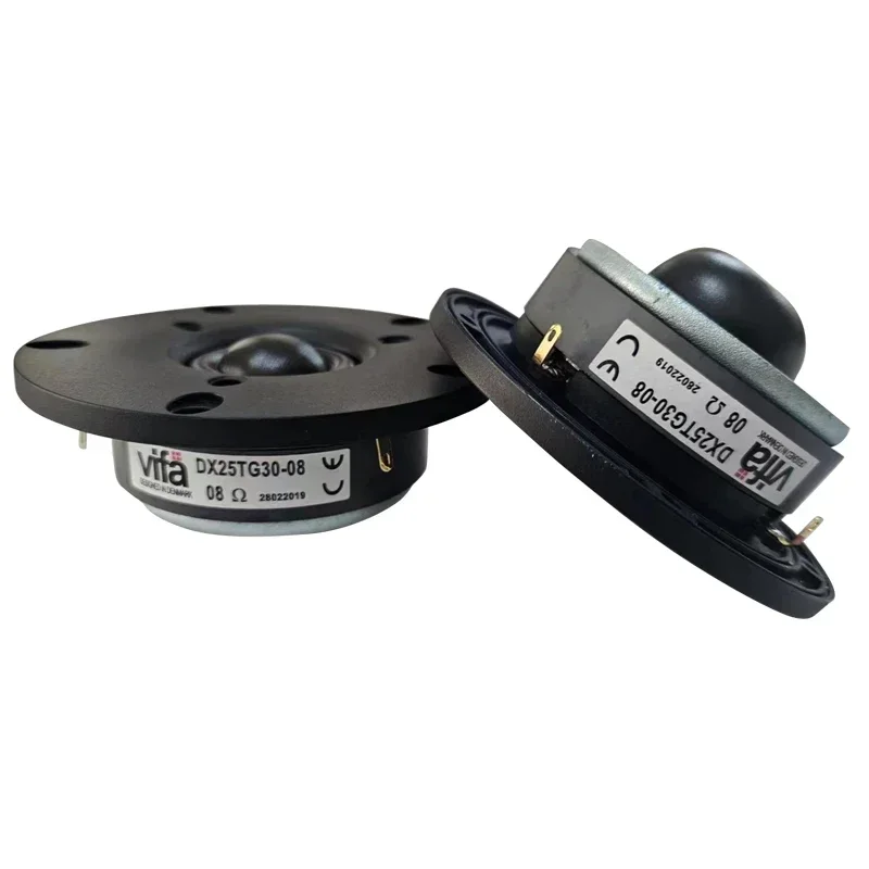 2 Pieces Original Vifa DX25TG09-04/DX25TG30-08 4'' Home Audio DIY Membrane Dome Tweeter Speaker Driver 4/8ohm/100W tweeter treble speaker repair parts