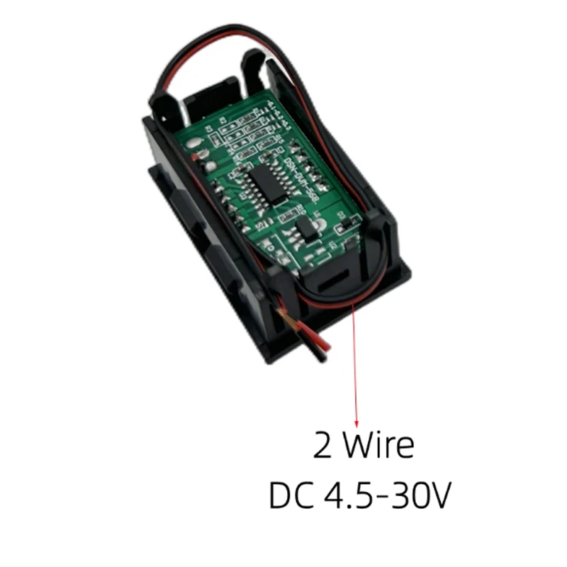 Digital Voltmeter DC 4.5V to 30V Digital Voltmeter Voltage Panel Meter Red 6V 12V Electromobile Motorcycle Car