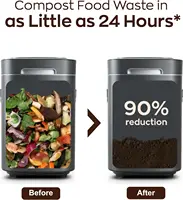 Electric Composter - 14L Kitchen Composter, Decomposes Up to 2.2 lbs Food Waste Daily 2