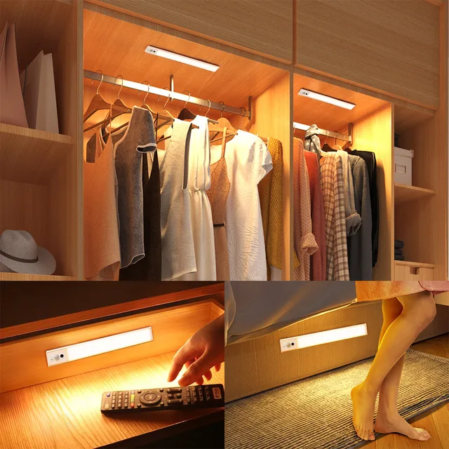 Luce LED Armadio Ricaricabile - 72 LED Con Sensore Movimento, 2 Temperature Colore, USB-C - Foto 10