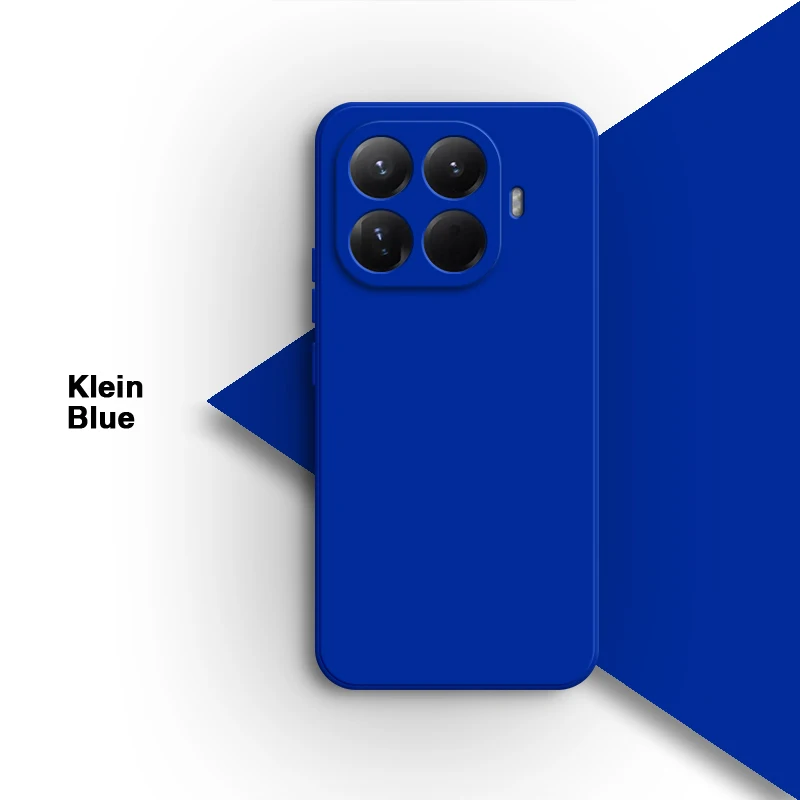 Original Liquid Silicone Shockproof Back Cover with Classic Square Design
