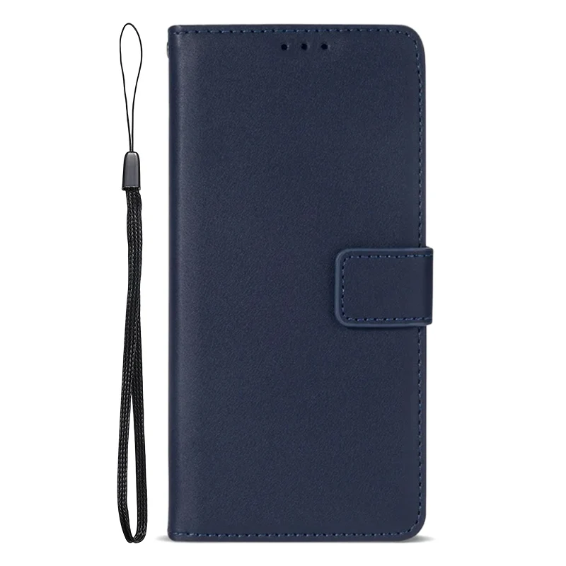 Luxury Leather Flip Wallet Phone Case with Card Holder and Holster