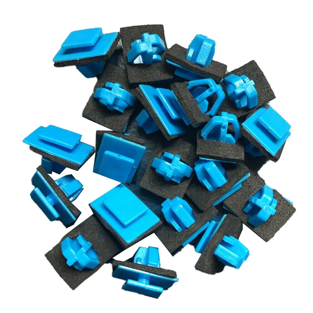 Clips 30PCS Car Plastic Side Moulding And Door Trim Fit For Hyundai Santa Fe For Kia Sportage 877561F000 87756-1F000 car fastener clips car retainer clips auto fastener clips car fastener clip auto fastener clip kit