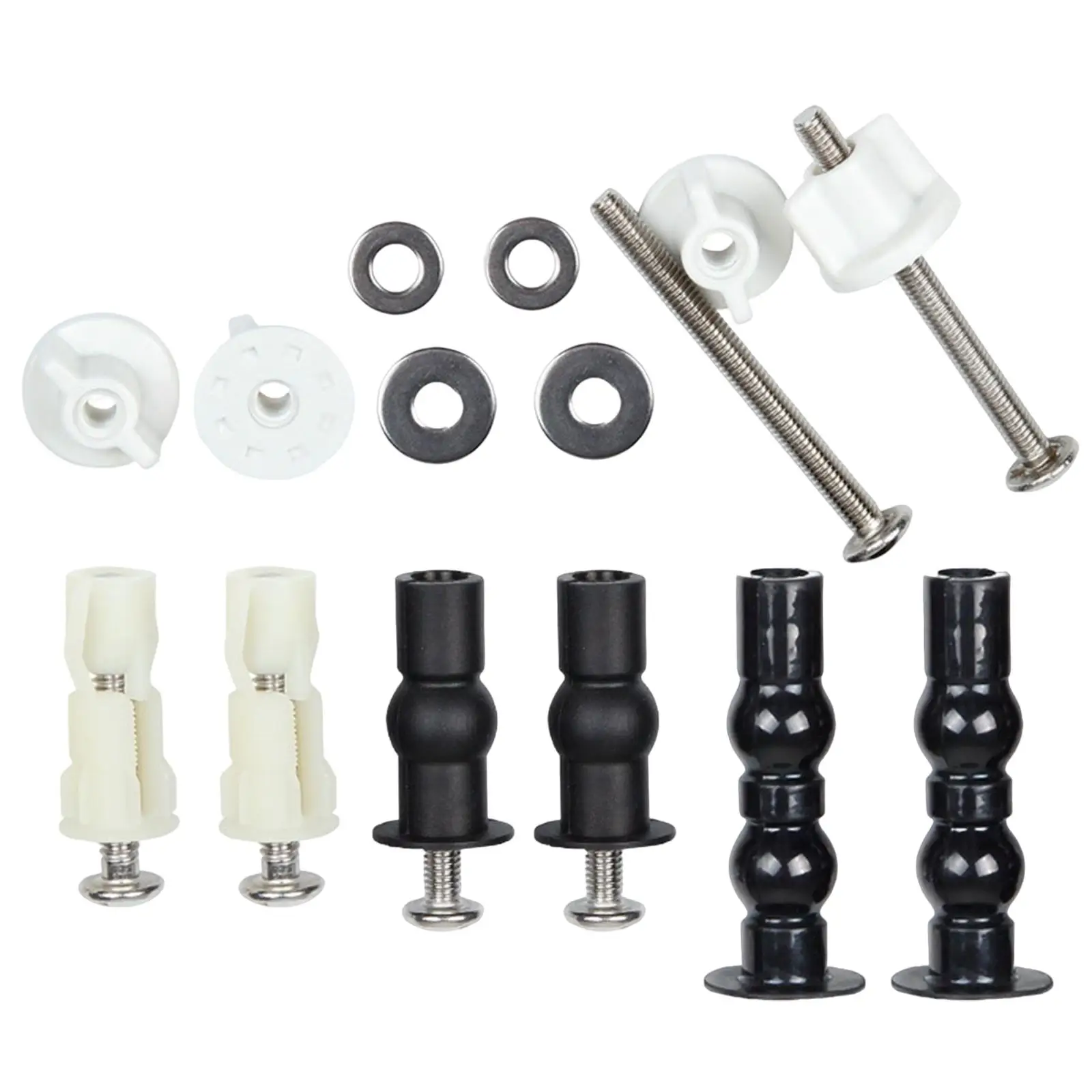 Replacement Toilet Seat Bolts, Hardware, Toilet Seat Parts, Easy Install Fixing Kit, Expanding Nuts, Bolts,