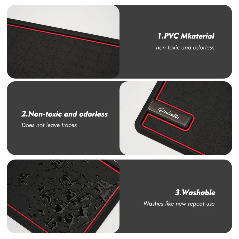 PVC Car Dashboard Mat car non slip mat car dashboard mat non slip dash mat for Alfa Romeo Giulietta 940 2010-2014 2015 -