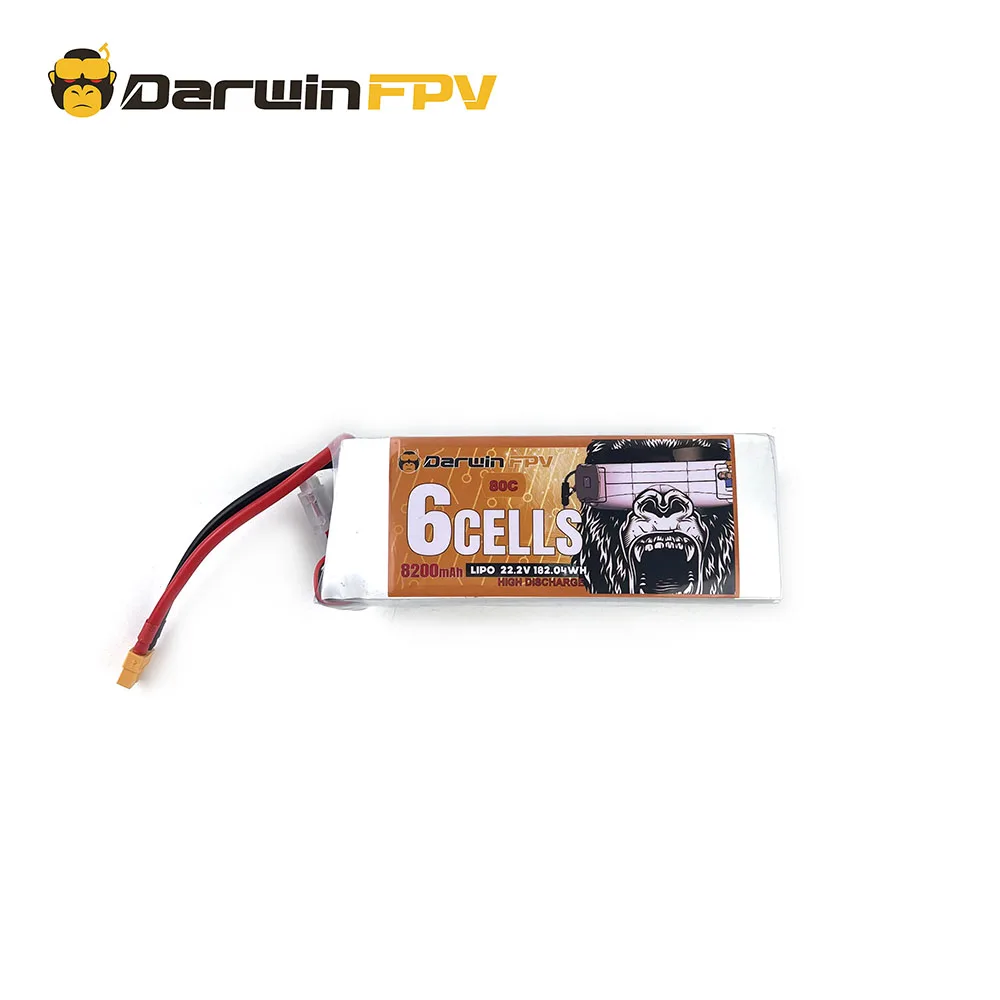 

Аккумулятор DarwinFPV 6S 8200mAh 80C 22,2 V FPV