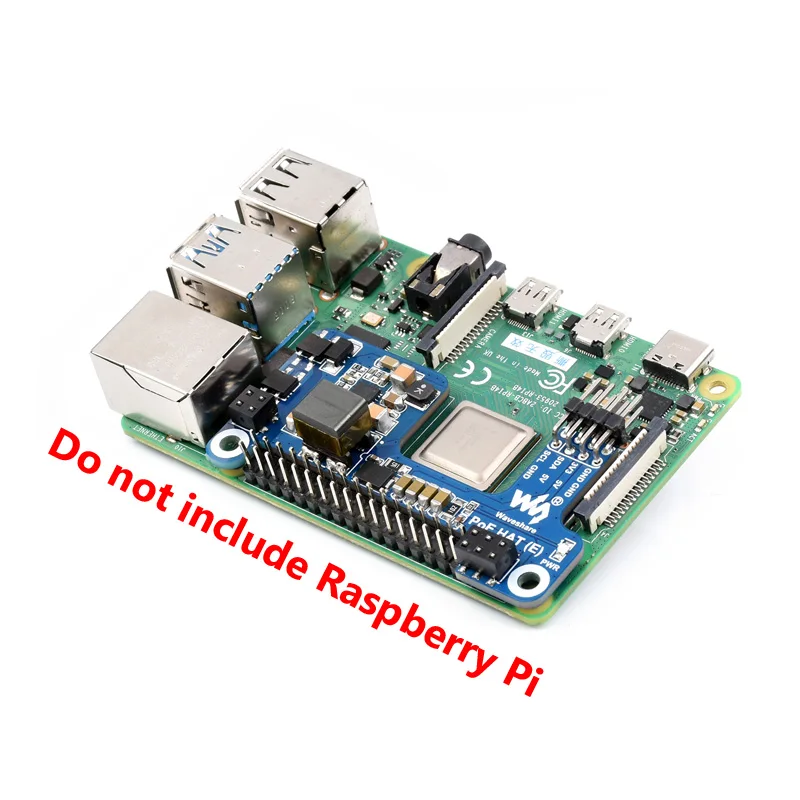 Raspberry Pi PoE HAT �̴����� ���� ���� ���� HAT 3B+/4B ���̺�ξ� PoE HAT(E)�� 802.3af �ؼ�