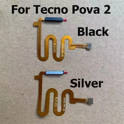 Tecno Pova 2 Fingerprint Sensor Power Button Flex Cable Replacement (Silver)