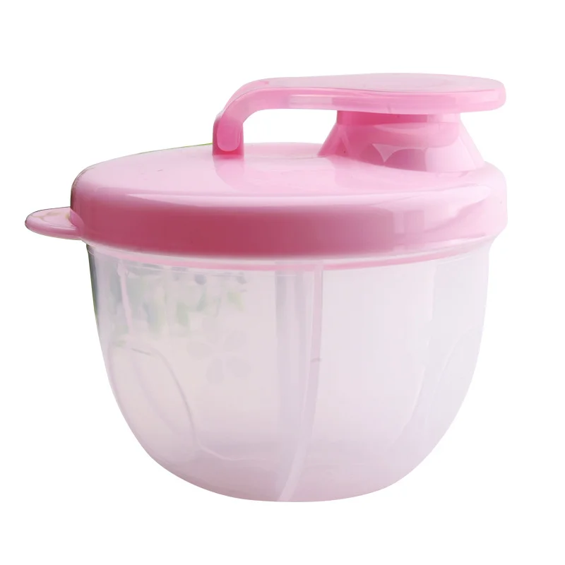 3-compartment Rotating Milk Powder Box Formul Dispenser Snacks for kids ...