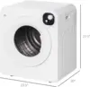Clothes Dryer, 120V 1300W Compact Laundry Dryer with Intelligent Drying, 3.2 cu.ft Stainless Steel Drum, Front L 5